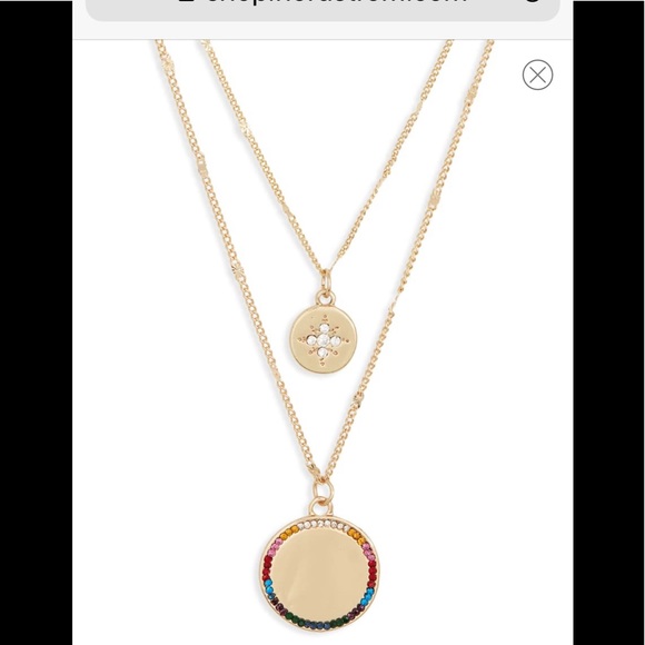 Nordstrom Jewelry - NORDSTROM SET OF CRYSTAL PENDANT NECKLACES NEW